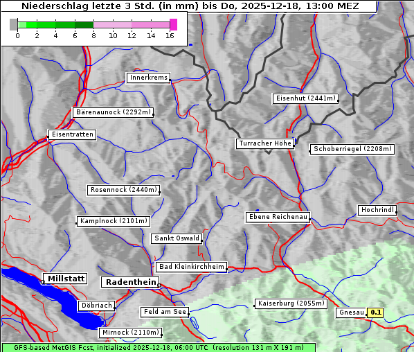 Niederschlag, 18. 12. 2025
