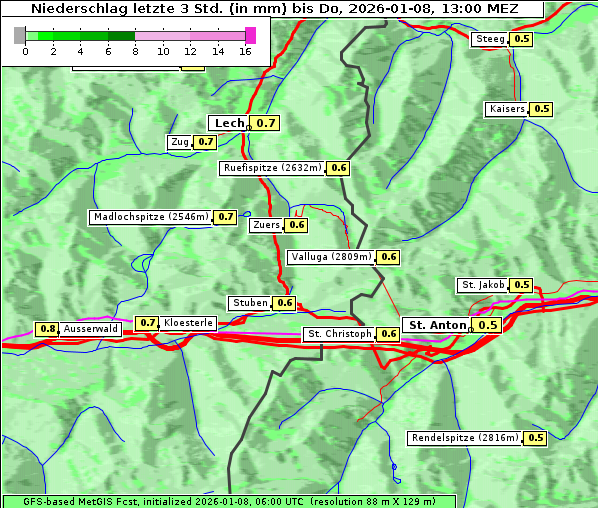 Niederschlag, 8. 1. 2026
