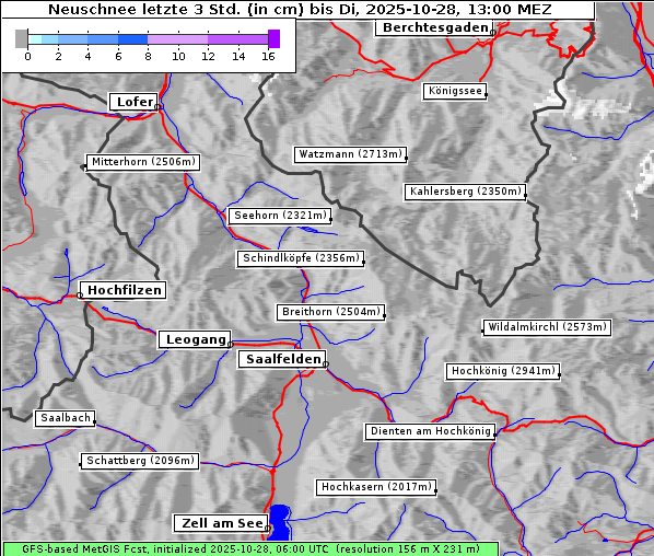 Neuschnee, 28. 10. 2025