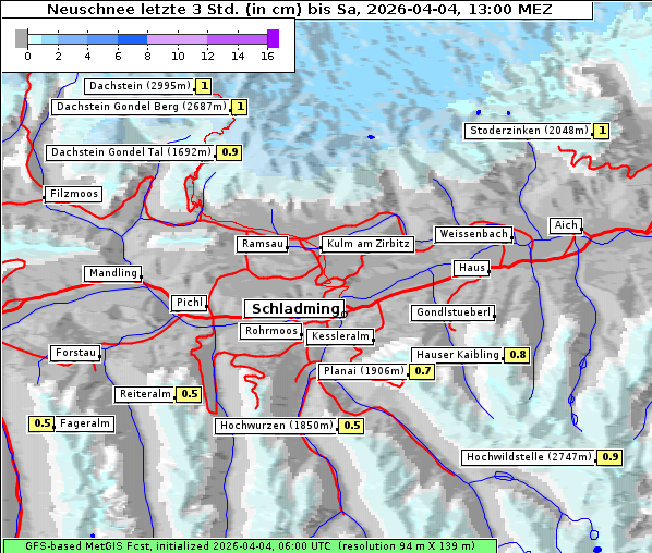 Neuschnee, 4. 4. 2026