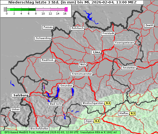 Niederschlag, 4. 2. 2026