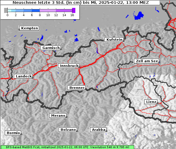 Neuschnee, 22. 1. 2025