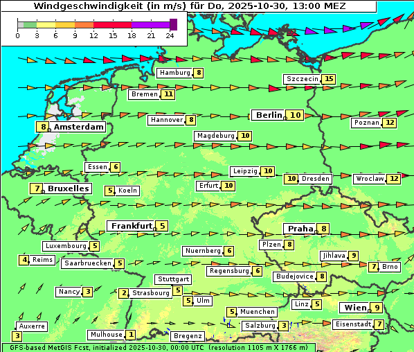 Wind, 30. 10. 2025