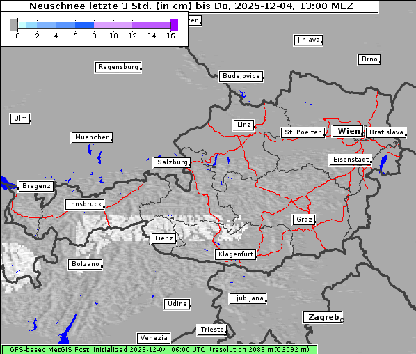 Neuschnee, 4. 12. 2025