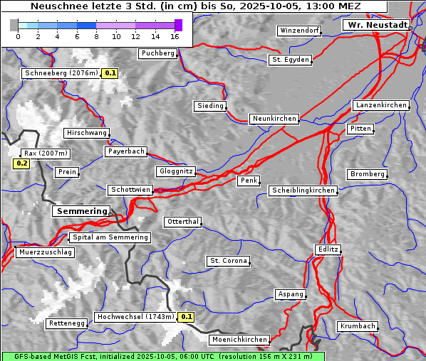 Neuschnee, 5. 10. 2025