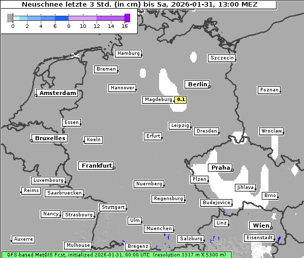 Neuschnee, 31. 1. 2026