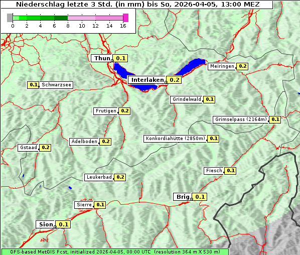 Niederschlag, 5. 4. 2026