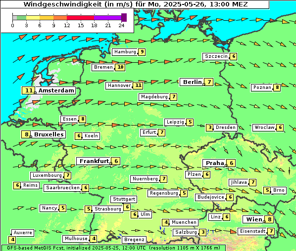 Wind, 26. 5. 2025