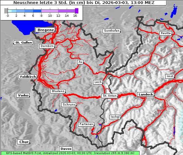 Neuschnee, 3. 3. 2026