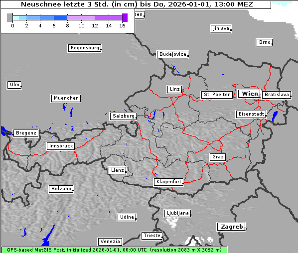 Neuschnee, 1. 1. 2026