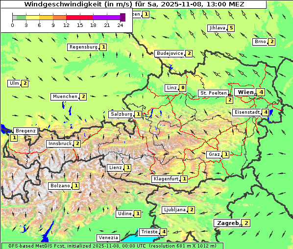 Wind, 8. 11. 2025