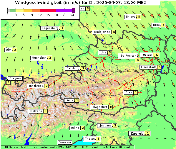 Wind, 7. 4. 2026