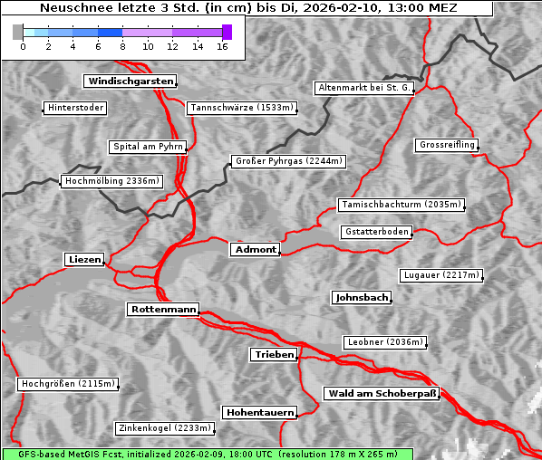 Neuschnee, 10. 2. 2026