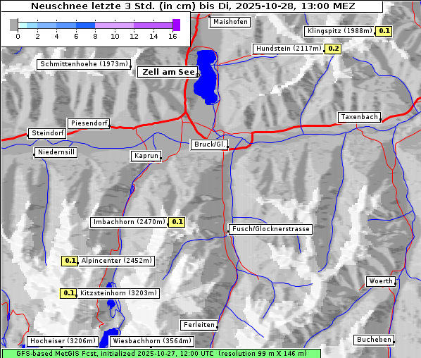 Neuschnee, 28. 10. 2025
