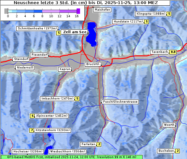 Neuschnee, 25. 11. 2025