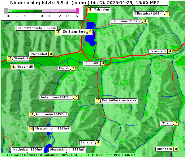 Niederschlag, 25. 11. 2025