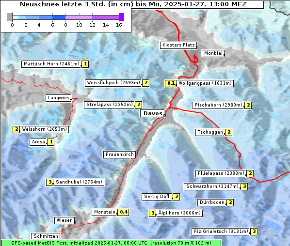 Neuschnee, 27. 1. 2025