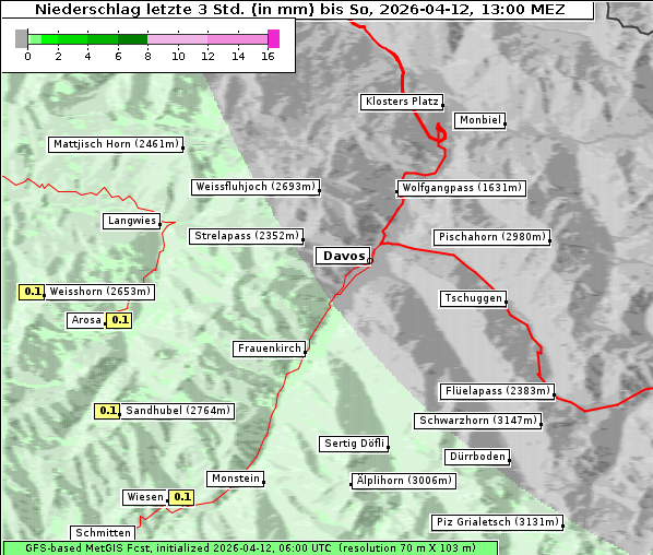 Niederschlag, 12. 4. 2026