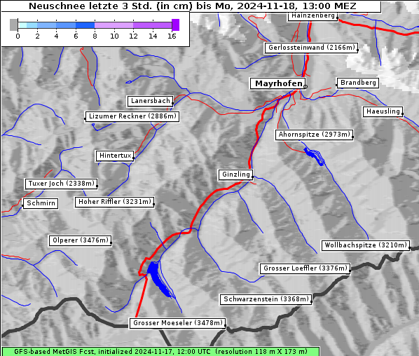 Neuschnee, 18. 11. 2024