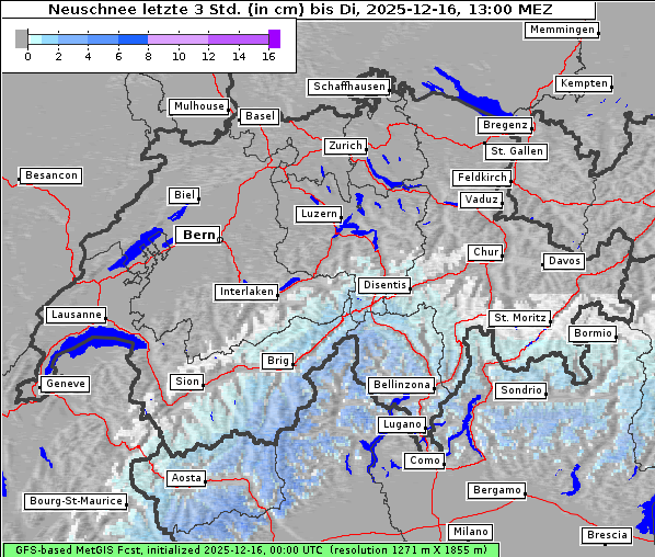 Neuschnee, 16. 12. 2025