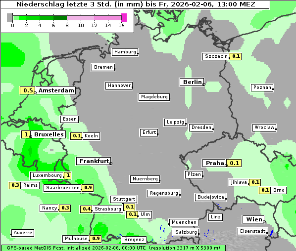 Niederschlag, 6. 2. 2026