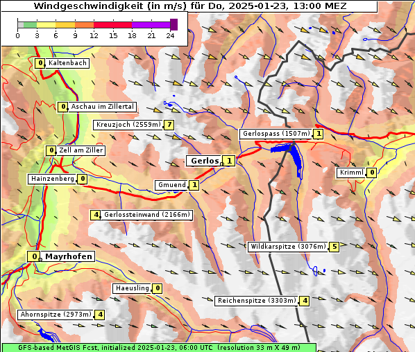 Wind, 23. 1. 2025