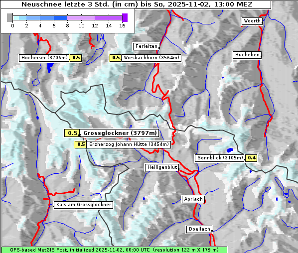 Neuschnee, 2. 11. 2025