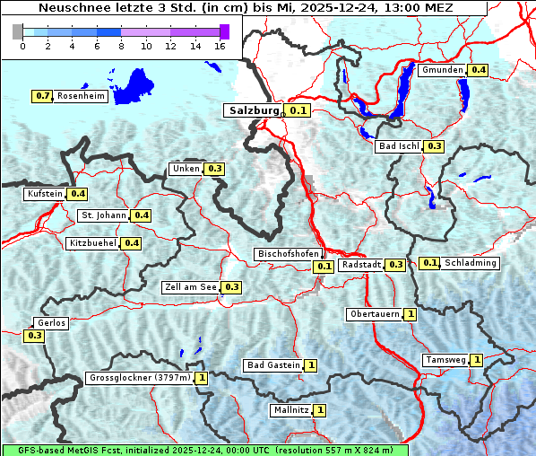 Neuschnee, 24. 12. 2025