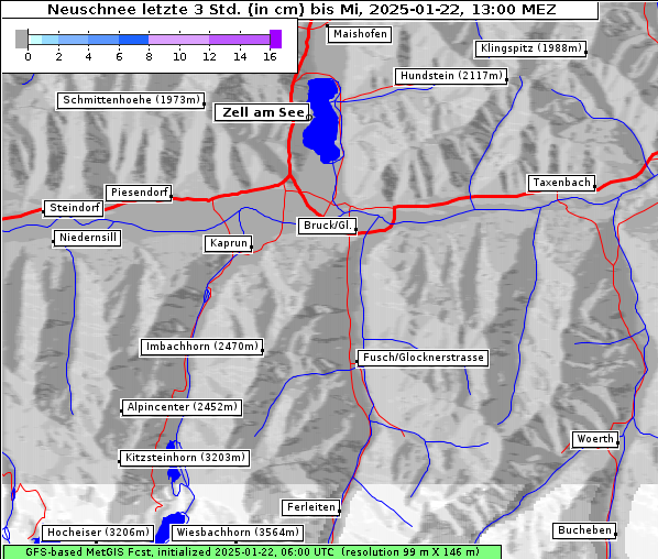 Neuschnee, 22. 1. 2025