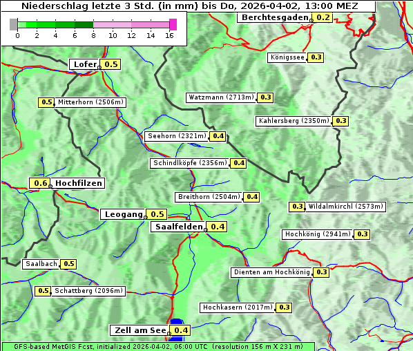 Niederschlag, 2. 4. 2026