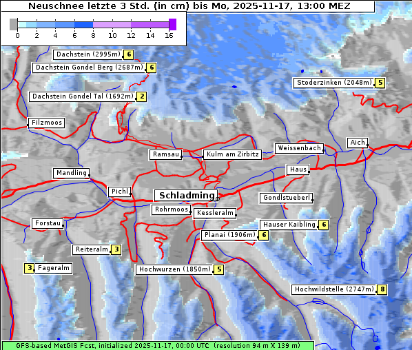 Neuschnee, 17. 11. 2025