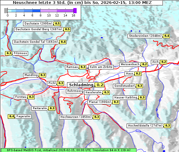 Neuschnee, 15. 2. 2026