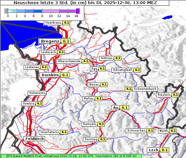 Neuschnee, 30. 12. 2025