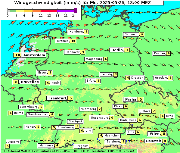 Wind, 26. 5. 2025