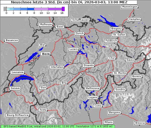 Neuschnee, 3. 3. 2026
