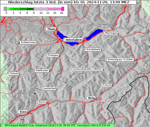 Niederschlag, 26. 11. 2024