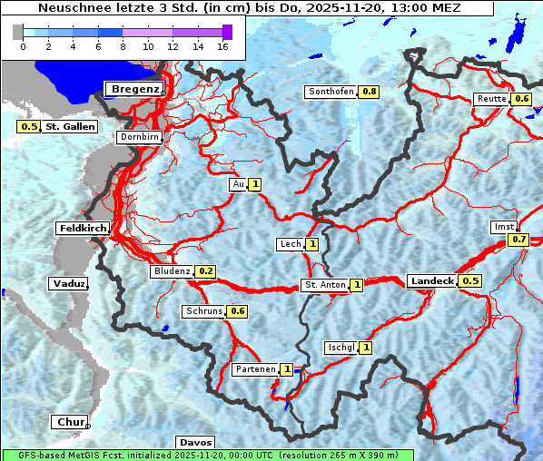 Neuschnee, 20. 11. 2025