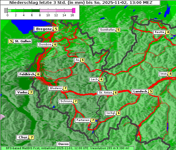 Niederschlag, 2. 11. 2025