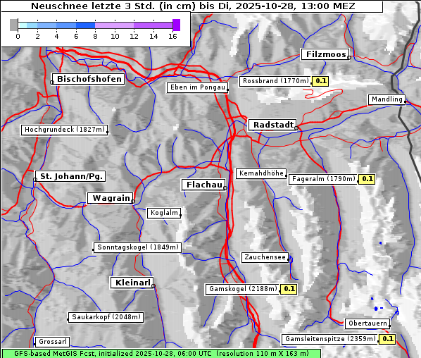 Neuschnee, 28. 10. 2025