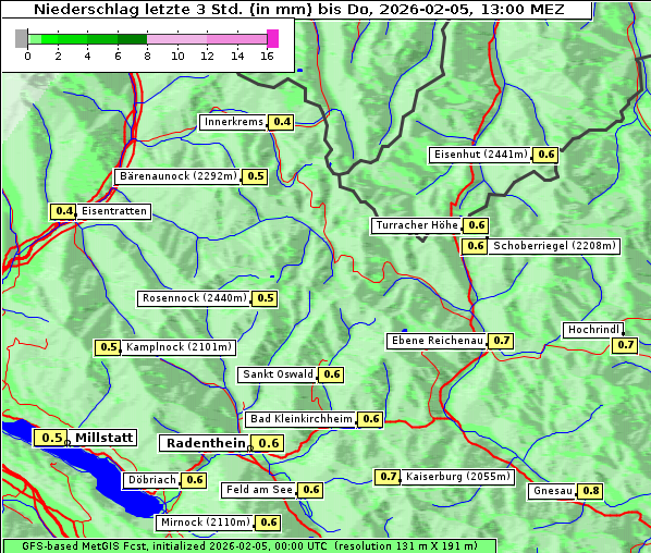 Niederschlag, 5. 2. 2026