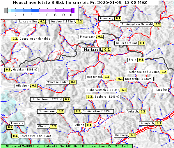 Neuschnee, 9. 1. 2026