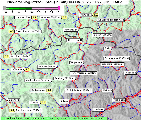 Niederschlag, 27. 11. 2025