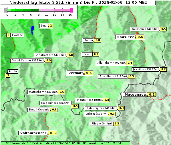 Niederschlag, 6. 2. 2026