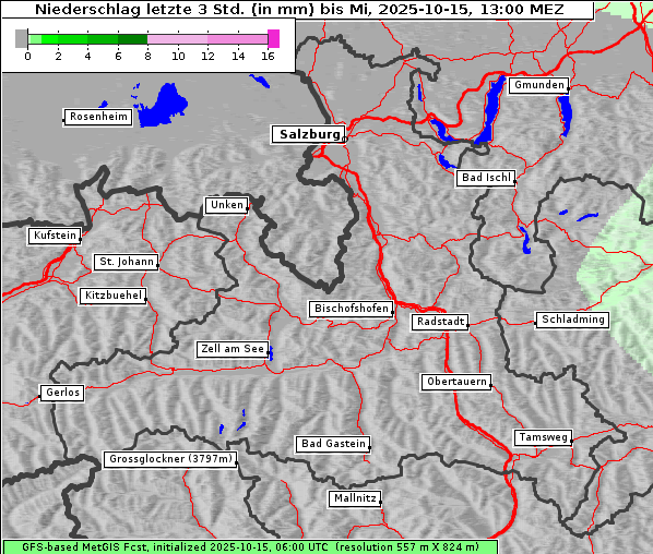 Niederschlag, 15. 10. 2025