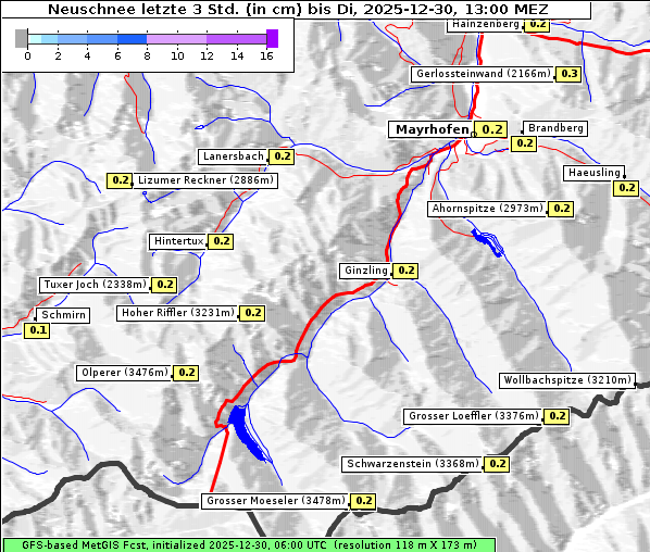 Neuschnee, 30. 12. 2025