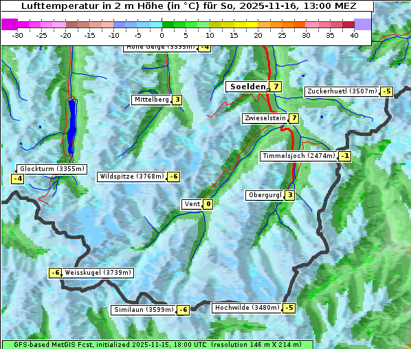 Temperatur, 16. 11. 2025