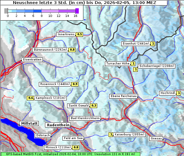 Neuschnee, 5. 2. 2026
