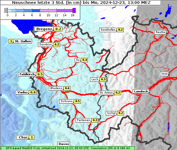 Neuschnee, 23. 12. 2024