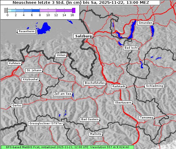 Neuschnee, 22. 11. 2025