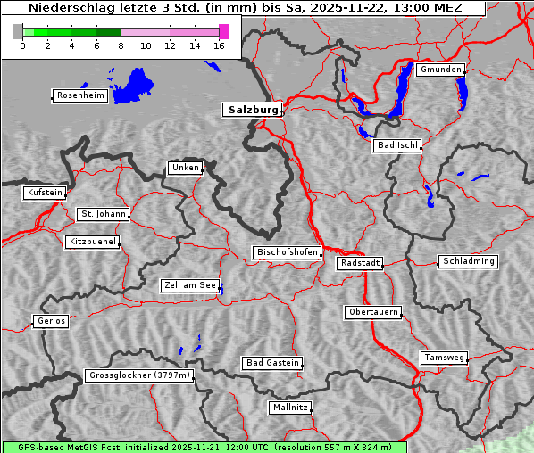 Niederschlag, 22. 11. 2025